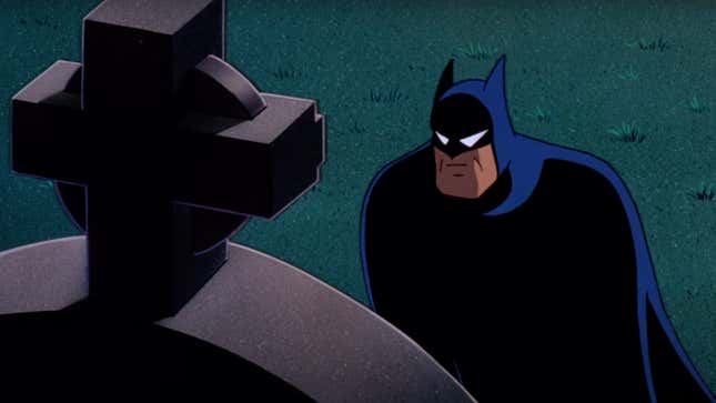 batman en la tumba