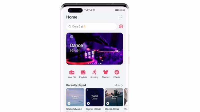 Huawei descontinúa su aplicación de música en streaming