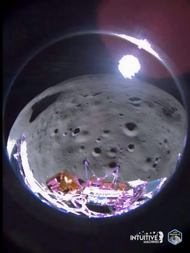 El módulo Odiseo envía sus primeras imágenes desde la Luna — El Nacional