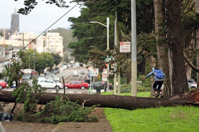Imagen para el artículo titulado La costa de California azotada por fuertes lluvias