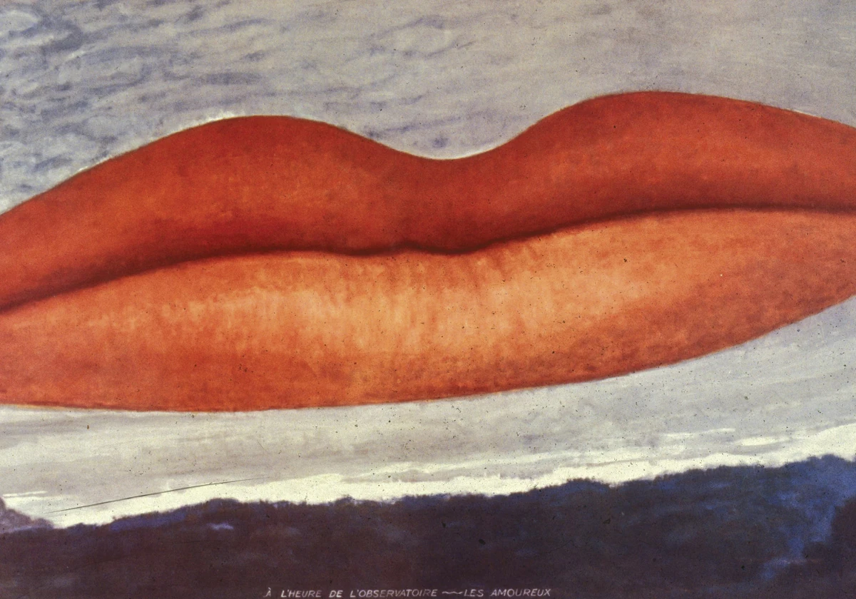 Detalle de 'A la hora del observatorio', de Man Ray