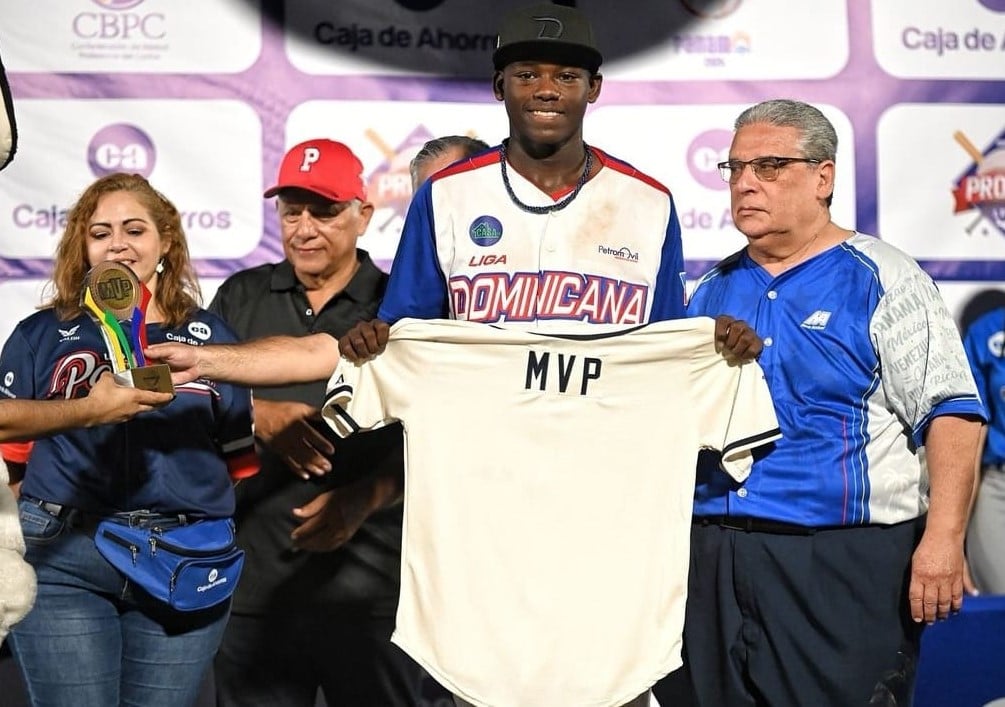 Juan de Peña fue nombrado el Jugador Más Valioso de la Primera Serie del Caribe Kids