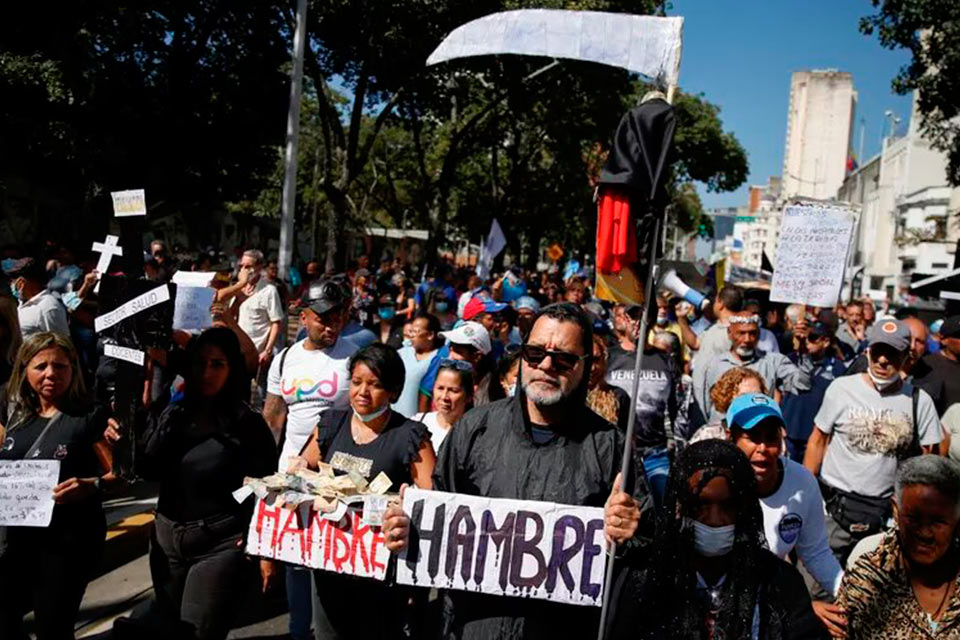 ONG: las protestas en Venezuela bajan un 56 % el primer trimestre de 2024, respecto a 2023