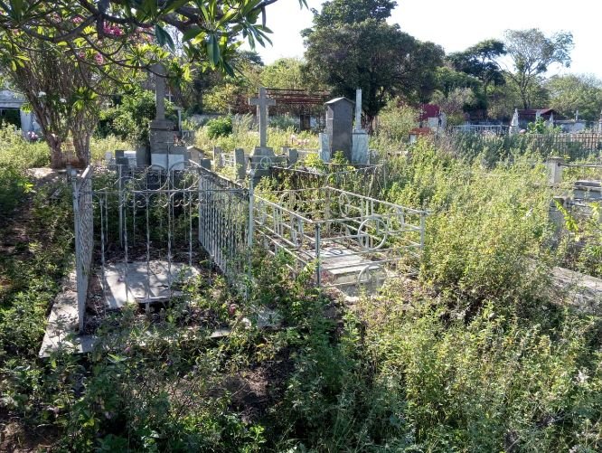 Piden limpieza del cementerio en la parroquia Santa Rosa
