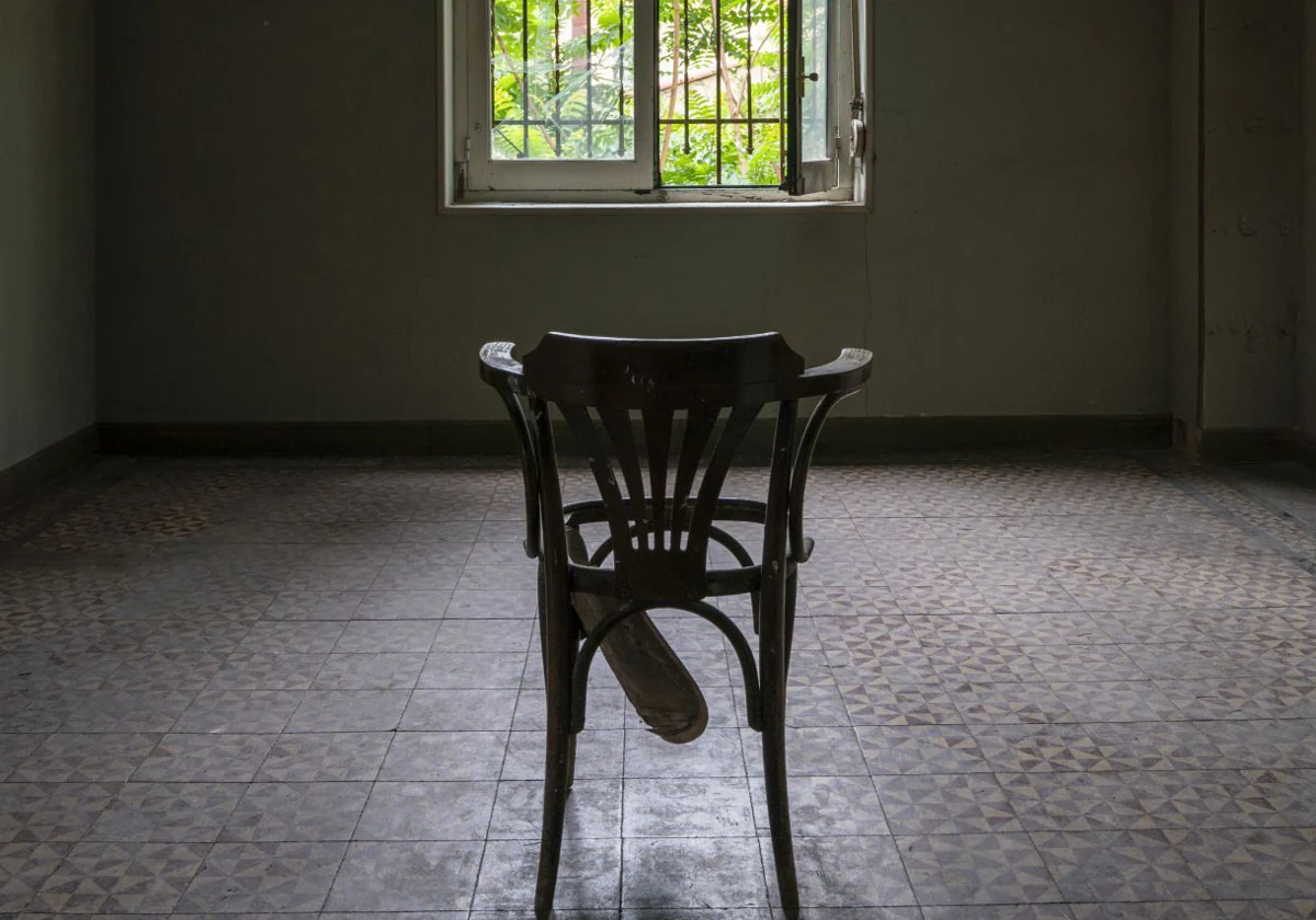 Imagen del interior de la casa de Aleixandre en Velintonia